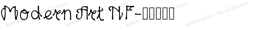 Modern Art NF字体转换
